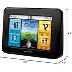 Acurite Wireless Home Weather Station With Color Display, Indoor Outdoor Thermometer And Temperature Sensor (02077M)