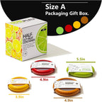 Avocado Saver & Onion Storage, 4Pcs Silicone Fresh Produce Holder | Keep Avocados Fresh! 4Pcs Silicone Holder For Tomato, Lemons, Garlic & Produce. Ideal Fridge Fruit Vegetable Containers.