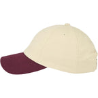 Two Tone Classic Dad Hat – 100% Cotton, Adjustable Metal Buckle Strap, Low-Profile Fit, Baseball Cap Unisex