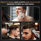 Ufree Hair Clippers And Trimmers Set For Men Professional, Electric Razor Foil Shaver For Men Face Beard, Hair Cutting And Grooming Set, Barber Or Home Use