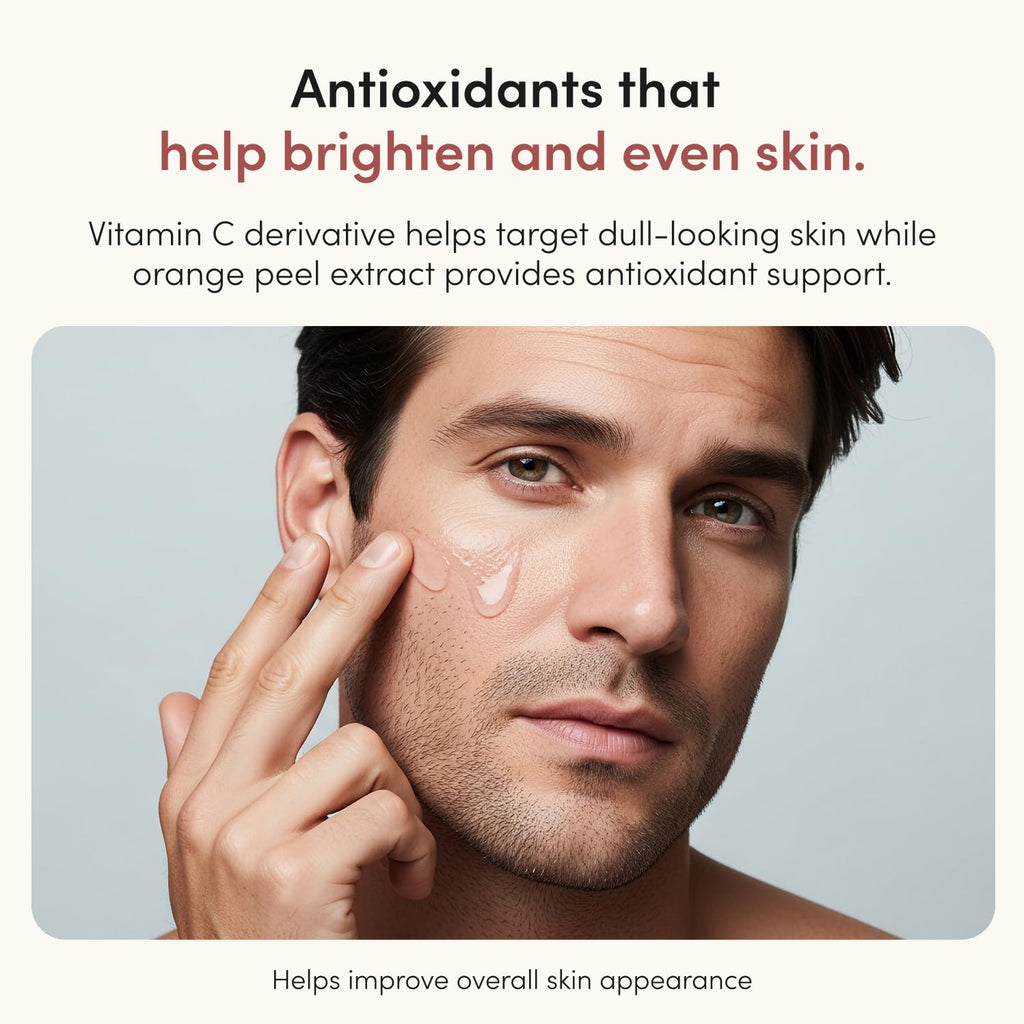 Hims Vitamin C Serum - Vitamin C, Hyaluronic Acid, & Orange Peel Extract - Brightening Serum For Men - Softens Skin & Reduces Appearance Of Wrinkles - Paraben-Free, Vegan Formula - 1 Fl Oz