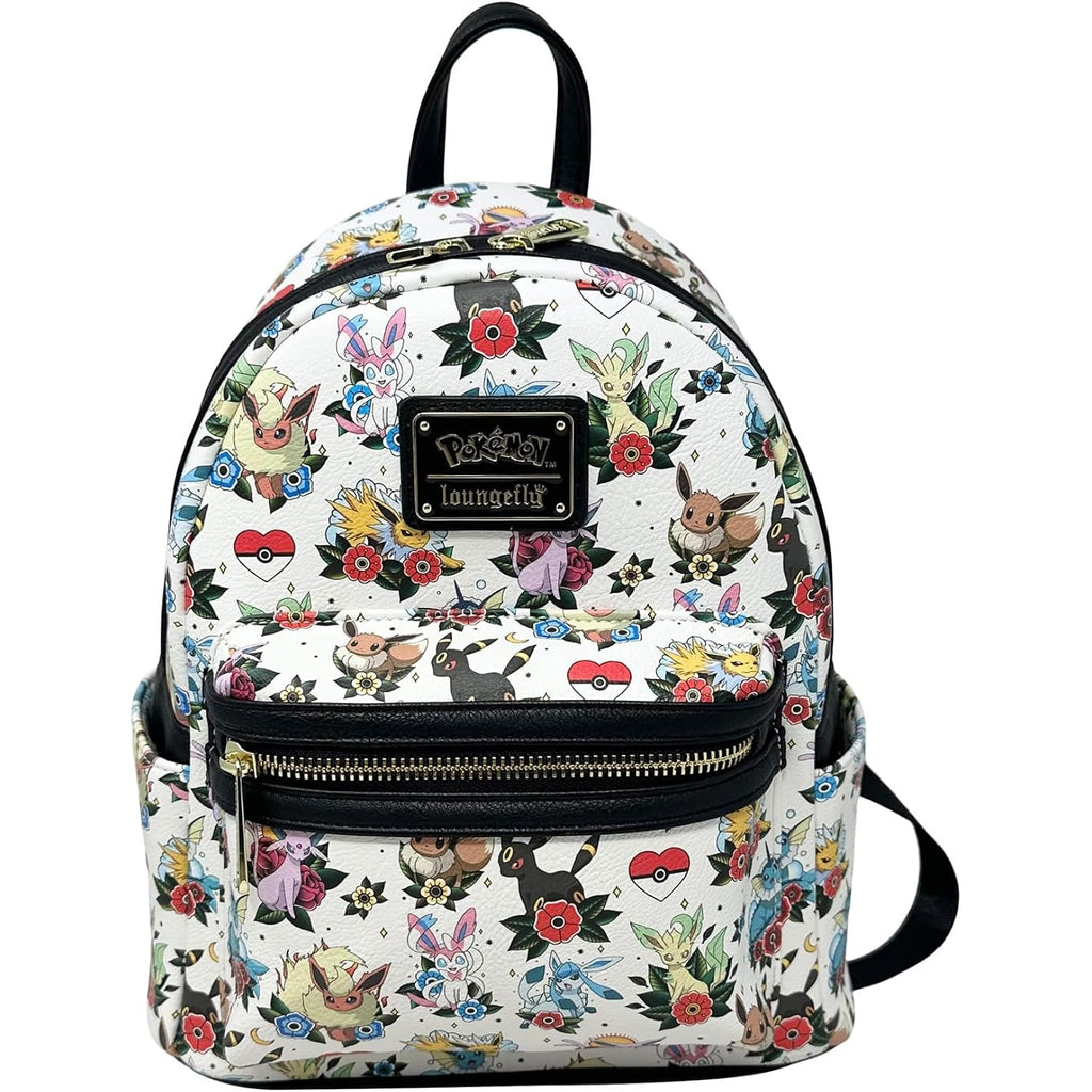 Loungefly Pokemon Eeveelutions Tattoos Print Womens Shoulder Bag Handbag Purse