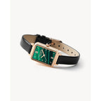 Lola Rose Dainty Women'S Wrist Watch: Green Malachite Dial, Wrapped By Stylish Gift Box, Elegant Present For Ladies And Loved Ones