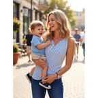 Tank Tops for Women Summer Tops Casual Button Down Shirts Loose Fit V Neck Sleeveless T Shirts
