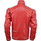 Beat-It Jacket - Red - Faux Leather