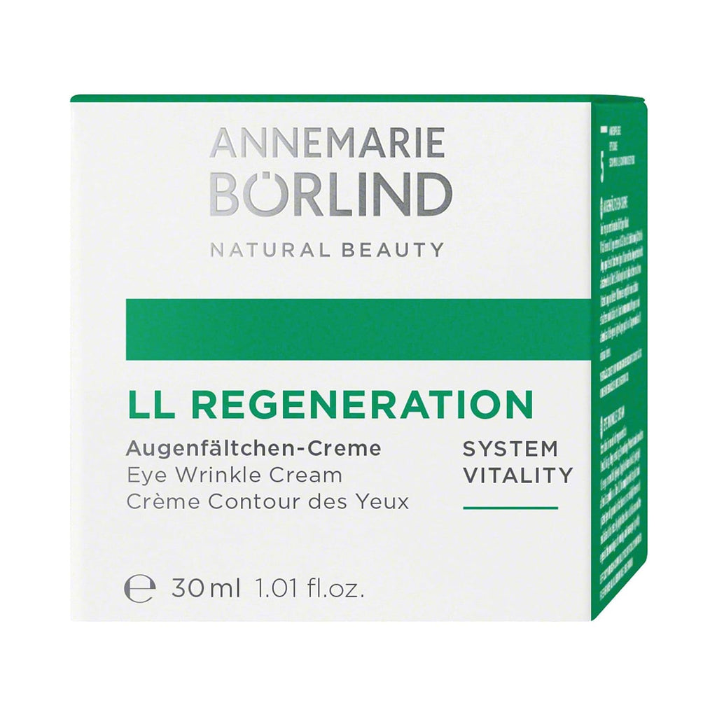 Annemarie Börlind – Ll Regeneration Eye Wrinkle Cream – Natural Vitamin C + E Anti Aging Eye Cream With Ll Biocomplex For Smoothed, Brighter, And Plump Skin With New Elasticity – 1.1 Oz