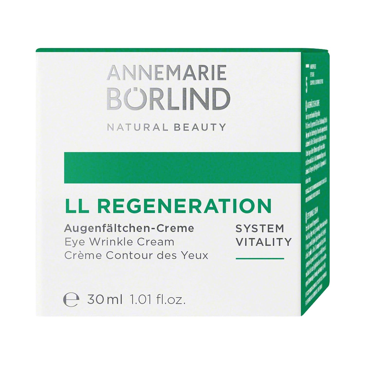 Annemarie Börlind – Ll Regeneration Eye Wrinkle Cream – Natural Vitamin C + E Anti Aging Eye Cream With Ll Biocomplex For Smoothed, Brighter, And Plump Skin With New Elasticity – 1.1 Oz