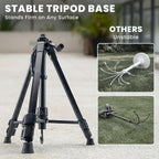 Standing Misters For Outside Patio, 4.8Ft Adjustable Height | Tripod Base, 26Ft Misting Hose, Portable Misting System For Backyard Tanning, Pool, Bbq Cooling & Garden Watering