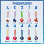 Disney Stitch 10 Piece Plant Based Lip Gloss, Girls Party Favors, First Makeup Set For Girl, Perfect For Parties, Sleepovers, And Birthday Gifts, Ages 3+, By Townley Girl
