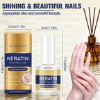 2PCS Keratin Nail Care Oil - Moisturizing Treatment for Strong, Glossy Nails, Repairs Dry & Weak Nails with Aloe Vera & Lavender