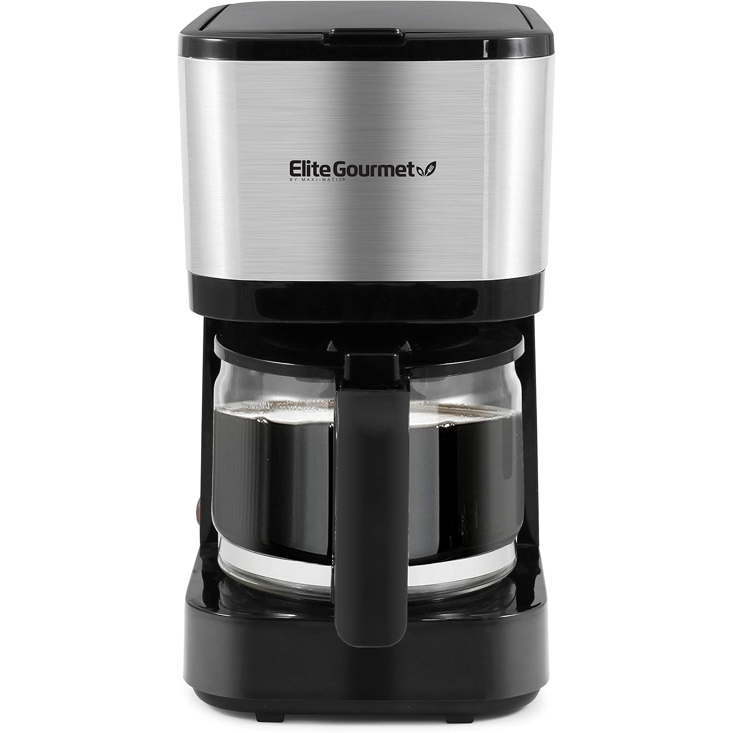 Elite Gourmet Ehc9420 Automatic 5-Cup Brew & Drip Coffee Maker With Pause N Serve Reusable Filter, On/Off Switch, Water Level Indicator