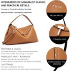 Leather Crossbody Bag for Women, Multiple Compartments for Everyday & Travel
