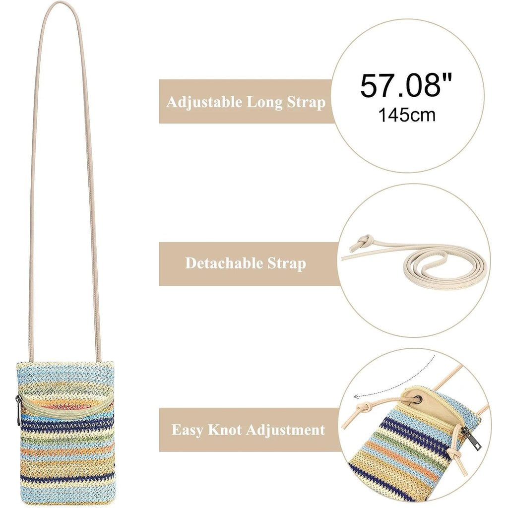 Small Crossbody Women Cell Phone Purse Wallet Bag With Shoulder Strap