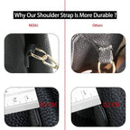 KKXIU 3 Zippered Compartments Purses and Handbags for Women Top Handle Satchel Shoulder Ladies Bags