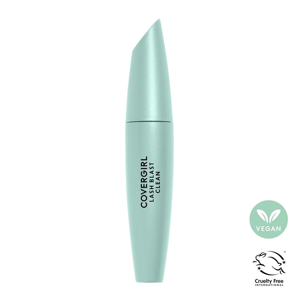 Covergirl Lash Blast Clean Volume Mascara, Vegan Formula, Volumizing, Smudge-Proof, Very Black, 1 Count