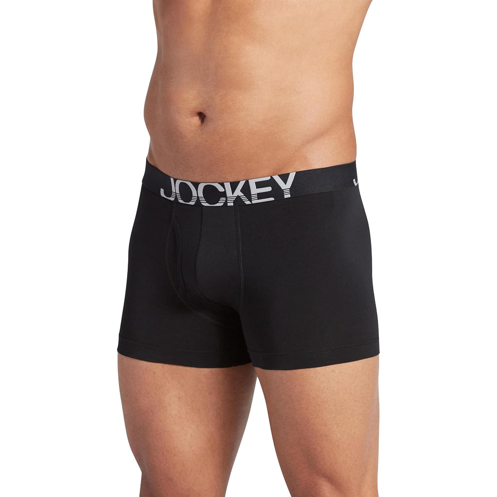 Jockey Men'S Underwear Activestretch 4" Boxer Brief - 3 Pack