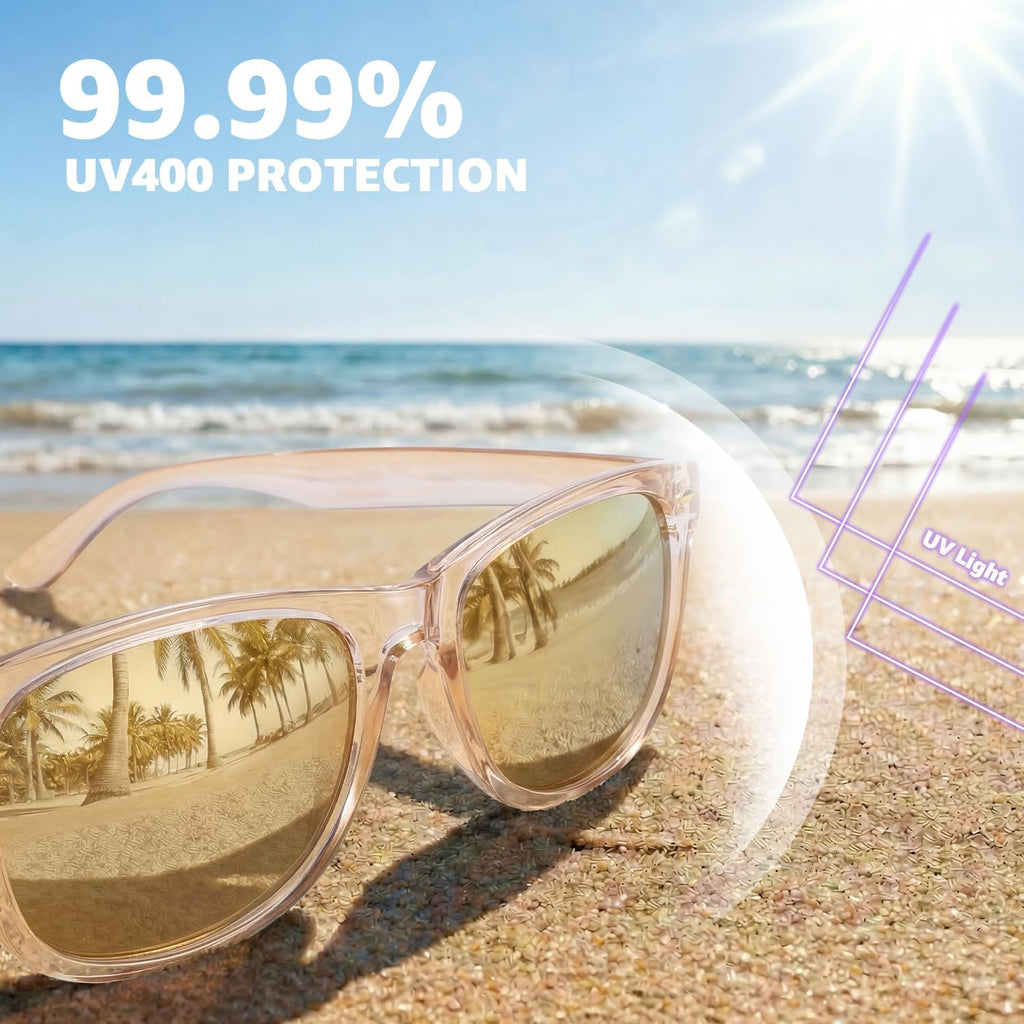 Myiaur Classic Sunglasses For Women Polarized Driving Anti-Glare Uv Protection