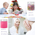 20 Pack 4oz Clear Plastic Jars with Lids,115ml Wide-Mouth Refillable Storage Containers,Empty Round Containers for Candy,Beads,Lotion,Slime Making and Food Storage