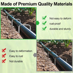 24 Pack Garden Stakes, U-Shaped Tent Stakes, Galvanized Landscape Staples, Ground Stakes, For Landscaping Securing Weed Barrier Fabric, Irrigation Tubing, Holding Fence, Tarpaulin