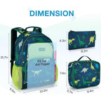 Mommore Kids Backpack Set Kindergarten School Bookbag For Boys Girls