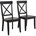 Homestyles Blair Black Dining Chairs, Set Of 2