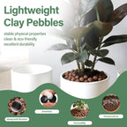 2Lb Leca Clay Pebbles For Plants, 4-16Mm Hydro Balls For Drainage | Reusable, Ph-Neutral, Lightweight Expanded Clay Pebbles, Semi-Hydroponics Setups, Orchids, Succulents, Potted Plants