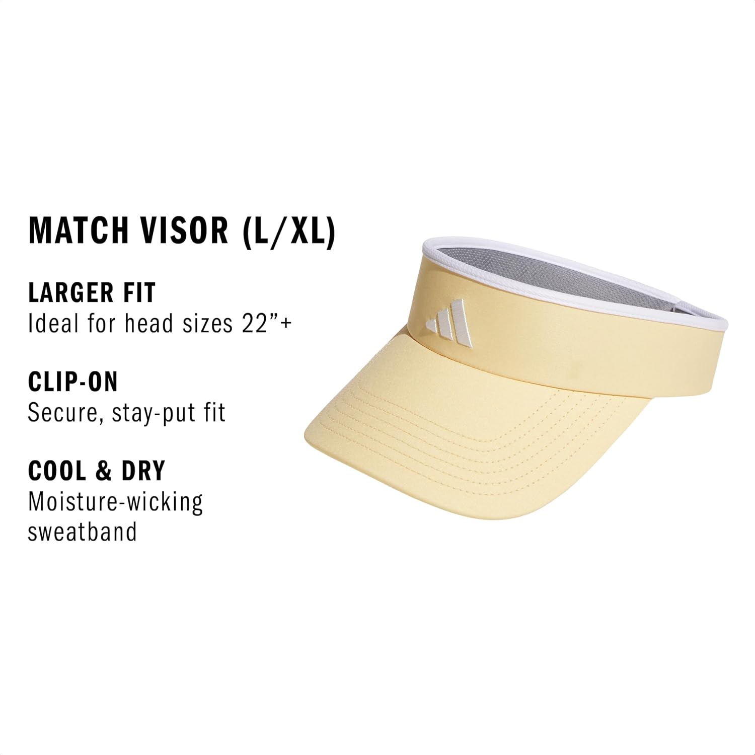 adidas Women's Visor – Match Athletic Clip-on Sun Hat for Sport & Training Semi Ice Tangerine Orange/White/Off White