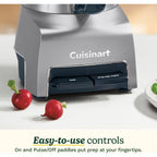 Cuisinart 5‑Cup Chop & Shred Food Processor, Compact Food Chopper, Easy‑Store Design, Silver Fp-5