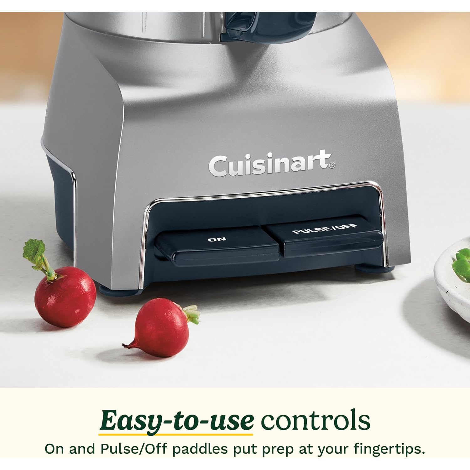 Cuisinart 5‑Cup Chop & Shred Food Processor, Compact Food Chopper, Easy‑Store Design, Silver Fp-5