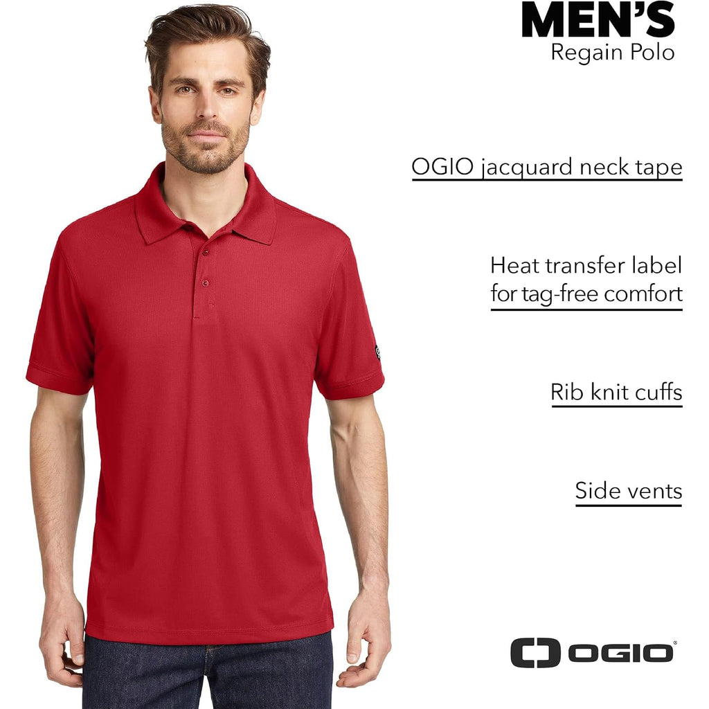 Ogio Unisex Caliber 2.0 Polo | Moisture Wicking Polo Shirt For Men & Women, Collared Shirt For Work, Summer & Golf