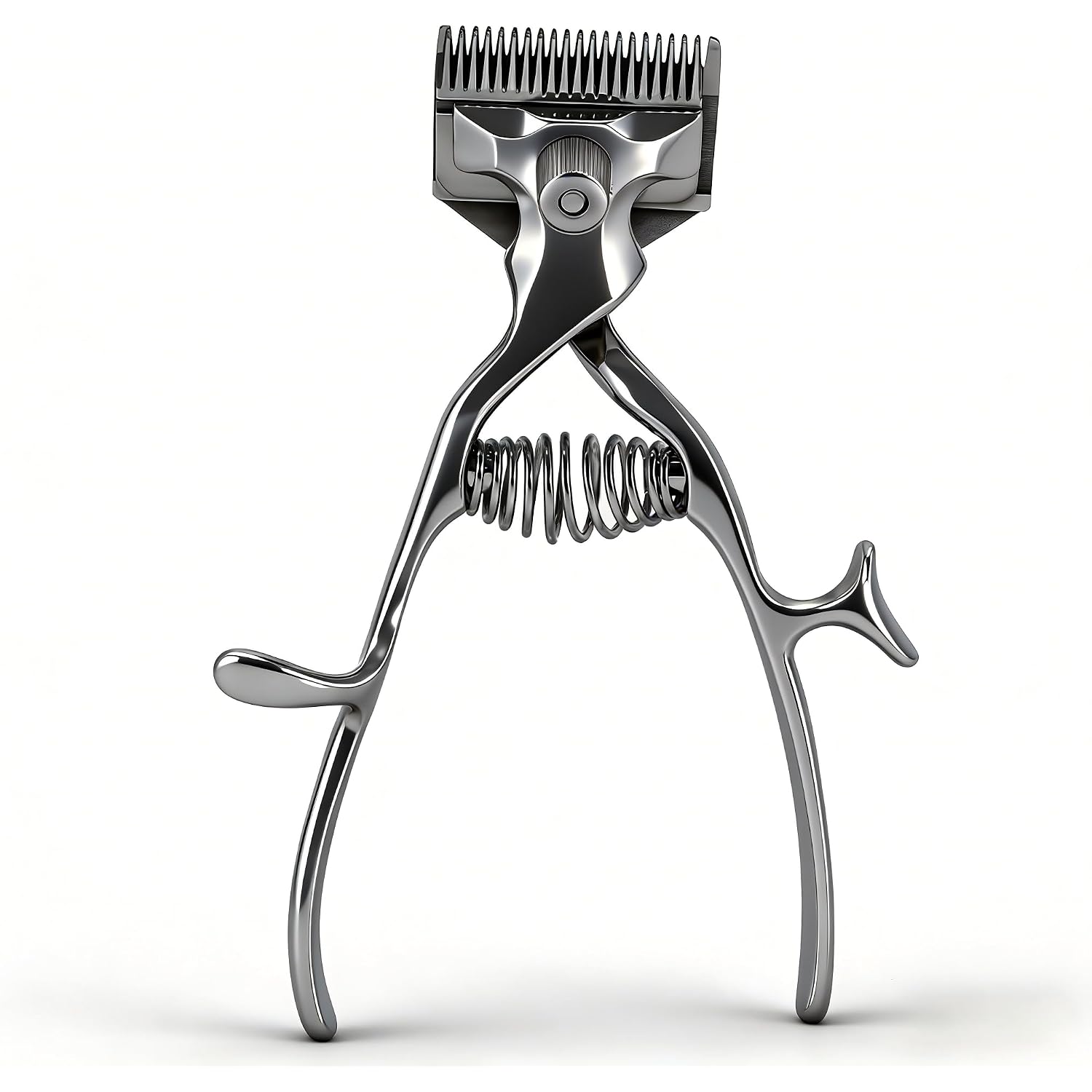 Professional Manual Clipper, Hand Push Hair Cutter For Home & Barber - Stainless Steel Hair Trimmer With Replaceable Blade, Portable Manual Haircut Tool, Style Perfect Hairstyle Anywhere