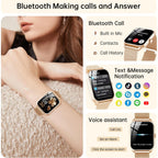 Smart Watches For Women, 1.91" Hd Fitness Tracker (Answer/Make Calls), Ip68 Waterproof, 120+ Sport Modes With Heart Rate And Sleep Monitor, Fitness Watch For Iphone/Android