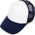 Dalix Two Tone Trucker Hat Summer Mesh Cap With Adjustable Snapback Strap