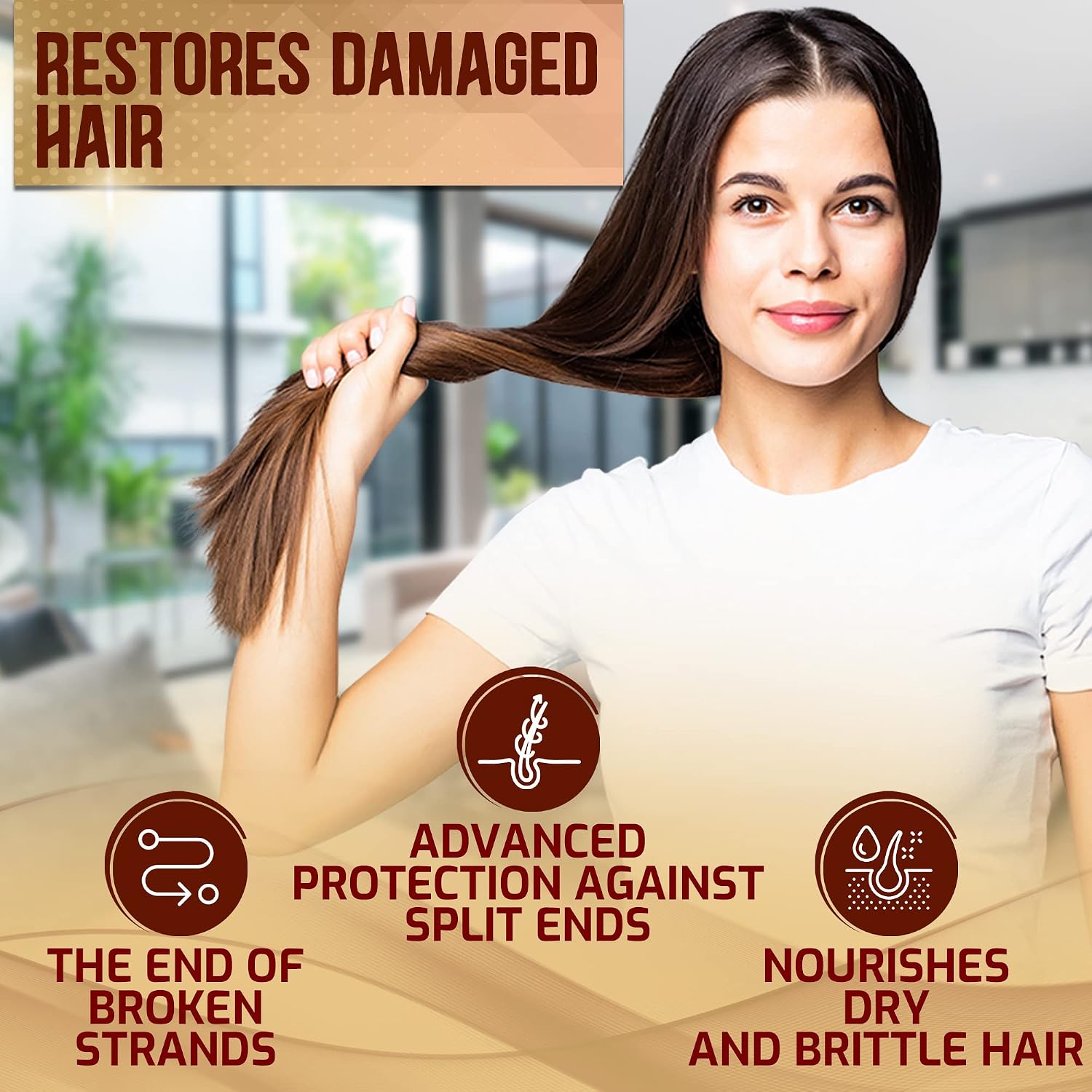 Argan Oil Shampoo And Conditioner Set - Sulfate Free Moroccan Care With Keratin - For Curly, Straight, Dry And Damaged Hair - Moisturizing, Hydrating, Anti Frizz Salon Technology