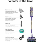 Shark Powerdetect Ultra-Light Corded Stick Vacuum With Duoclean Technology, Self-Cleaning Brushroll For No Hair Wrap, Anti-Allergen Complete Seal & Odor Neutralizer Technology, Eggplant, Hz4002