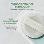 LANEIGE Neo Blurring Powder: Korean Shine Control Compact with Pore Blurring, Smoothing Finish & Travel-Friendly, No Spill Packaging