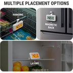 Temppro Refrigerator Thermometer 2 Pack With Large Backlit Lcd Display, Waterproof Freezer Fridge Thermometer With Max/Min Record, Easy Battery Replacement For Room, Cooler (Previously Thermopro)