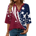 Lomon Women'S Dressy 3/4 Length Sleeve Tops Business Casual Blouses Summer Tees Shirts