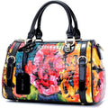 Medium Genuine Leather Shoulder Bags Purses Handbags for Women,Patent Leather Handbags,Leopard Print Crossbody Bags | Genuine Leather, Shoulder Bag, Handbags and Purses, Luxury Tote Bag, Crossbody Bags, Detachable Strap