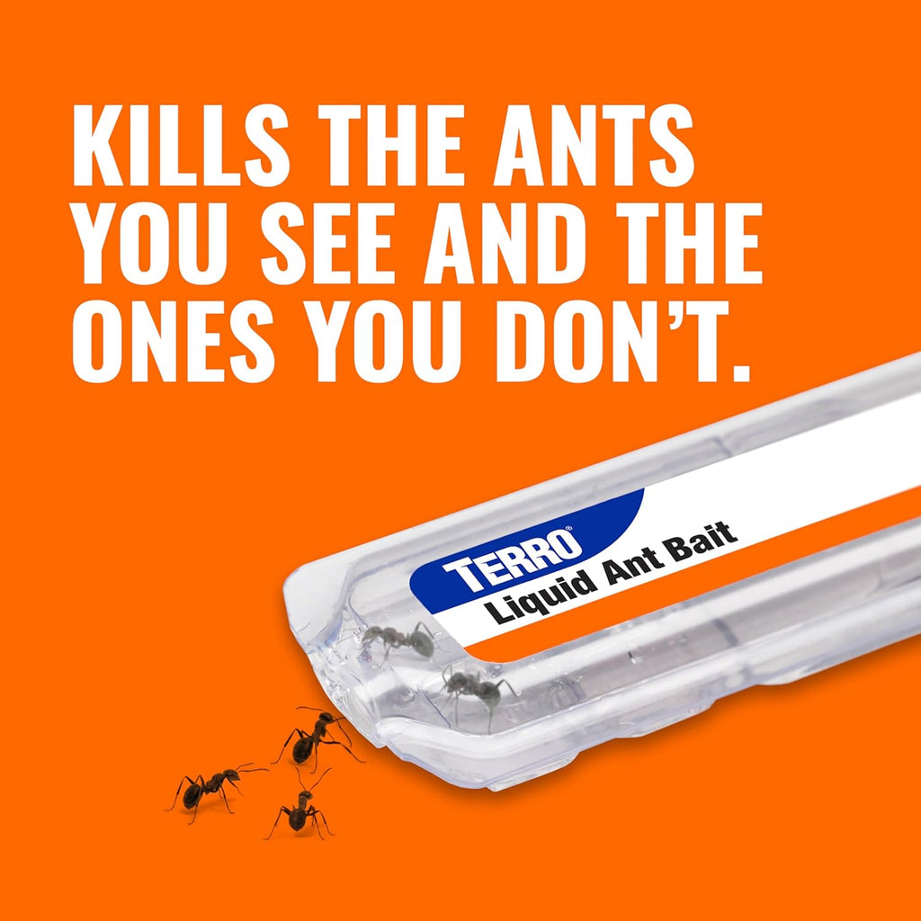 Terro, Ant Killer Bait Stations T300B - Liquid Bait To Eliminate Ants - Bait System - Stations For Effective Indoor Ant Control, 12 Count | Borax Formula, Kills The Queen & The Entire Colony, Liquid Ant Baits Indoor, Kills Household Ants, Indoor Use