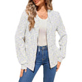 Shewin 2026 Fall Hoodies Waffle Knit Zip Up Sweatshirt Comfy Loose Fit Shakcet