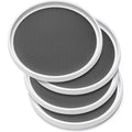 Set Of 4, 10 Inch Non-Skid Lazy Susan Organizers - Turntable Rack For Cabinet, Pantry Organization And Storage, Kitchen, Fridge, Bathroom Makeup Vanity Countertop, Under Sink Organizing, Spice Rack