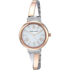 Anne Klein Women'S Premium Crystal Accented Bangle Watch Set, Ak/2245