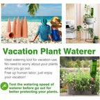 Plant Watering Devices 6 Pack Terracotta Vacation Plant Waterer Wine Bottle Watering Stakes Slow Release Plant Watering Spikes Self Watering Devices For Indoor Outdoor Plants