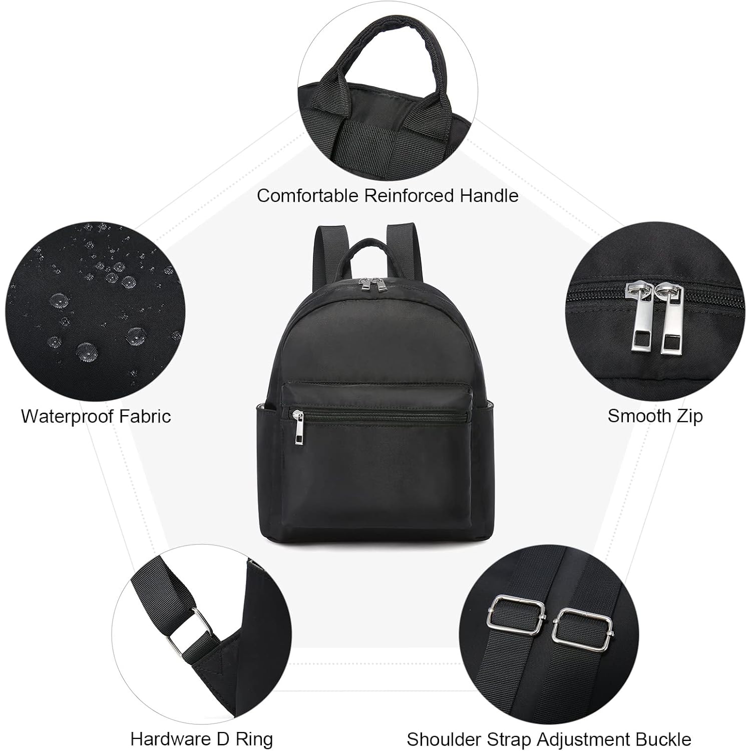 LOVEVOOK Backpack for Women Light Weight Waterproof Backpack Purses Daily Backpack… | Light Weight