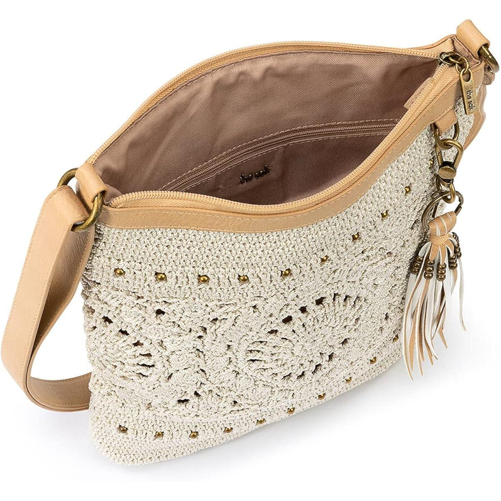 The Sak Lucia Crossbody Bag In Crochet, Convertible Purse With Adjustable Shoulder Strap