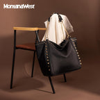 Montana West Large Tote Bag For Women Oversized Shoulder Purses With Chain Handbags