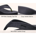 Oncai Women’S Platform Wedge Flip Flops Trendy Dressy Womans Summer Flatform Chunky Heel Sandals With Comfortable Walking Outdoor Rubber Soles (Us Size 5-11)