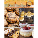 Hulisen Biscuit Cutter Set (5 Pieces/Set), Round Cookies Cutter With Handle, Professional Baking Dough Tools, Gift Package