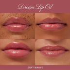 Summer Fridays Dream Lip Oil - Hydrating Tinted Lip Gloss Oil - Non-Sticky Formula with Skincare Benefits for Long-Lasting Softness + Shine - Effortless Beauty Gifts - Soft Mauve (0.15 Oz)